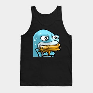 CarbonFin Gold Gun Emote Tank Top